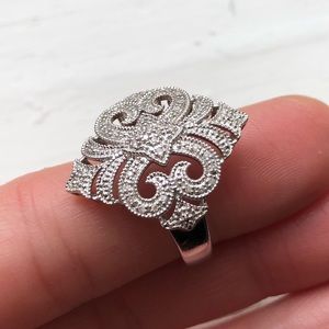 925 Silver & Diamond Ring